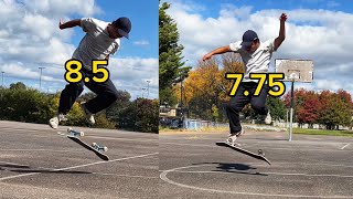 Which Skateboard Size is the Best 85 vs 775 inches [upl. by Rella]