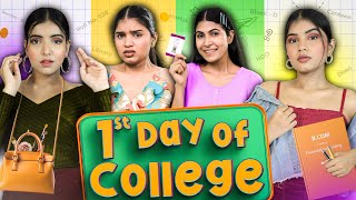 First Day of College  Expectations vs Reality  Students Life  Anaysa [upl. by Ehc476]