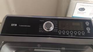 How to use ifb 8kg fully automatic top load washing machine model TLSDG8KG AQUA full demo [upl. by Acsicnarf373]