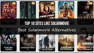 Top 10 Sites like Solarmovie Best Solarmovie Alternatives  eAskme [upl. by Shanan]