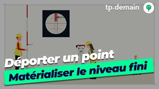 Le déport de points de même niveau en matérialisant le niveau fini [upl. by Ferguson581]