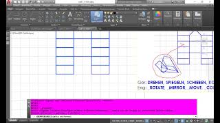 AutoCAD 2D L3 Ü2  2D Puzzle Buchstabe A [upl. by Douty]