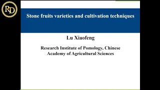 Stone Fruit Varieties and Cultivation Techniques  Presentation Language English [upl. by Walling648]