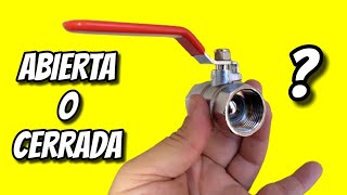 SUPER TIP Como Saber Si La Llave Está ABIERTA o CERRADA [upl. by Callista]