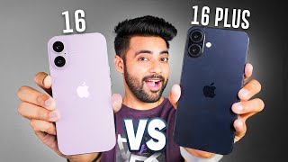 iPhone 16 vs iPhone 16 Plus [upl. by Noella]