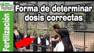 Cómo determinar DOSIS DE FERTILIZACIÓN de una forma CORRECTA 🙌🙌 [upl. by Nnayr590]