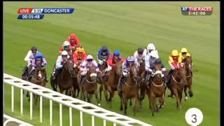 AP McCoy wins the 2015 Leger Legends Race at Doncaster on Gannicus [upl. by Lokin]