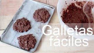 Receta fácil galletas de avena con cocoa ¡SÚPER RICAS [upl. by Etheline]