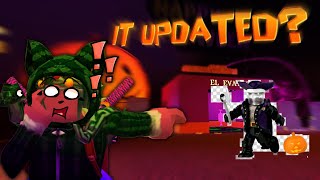 The Normal Elevator ACTUALLY UPDATED  ROBLOX The Normal Elevator Halloween Event [upl. by Prentice]