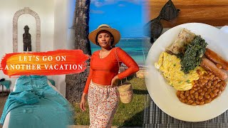 LETS VACATION IN DIANI KENYA  Beach Vibes Relaxing Massage amp Awesome food  Travel Vlog [upl. by Emee411]