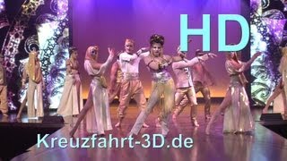 AIDA Show Fata Morgana erlebt auf AIDAsol bei Kreuzfahrt Kanaren  Kanarische Inseln [upl. by Esemaj609]