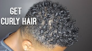 GET CURLY HAIR FOR BLACK MEN [upl. by Longan523]