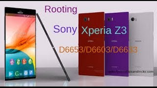 How To Root Sony Xperia Z3 Dual D6633  Tutorial [upl. by Lien]