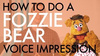 “How To Do A Fozzie Bear Voice Impression”  Voice Breakdown Ep 3  Muppet Series 2 [upl. by Araccat]