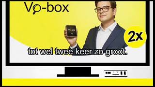 Online demonstratie vergrote en gesproken tv ondertitles Vobox of Gobox [upl. by Coheman]