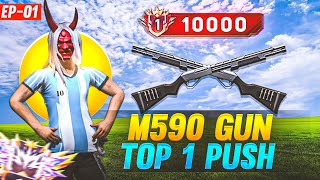 India Region M590 Top 1 Weapon Title Pushing ✅  Ep  01 [upl. by Yoshi]