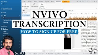 NVivo Free Transcription  How to Sign Up For Free  NVivo Transcription AddOn  NVivo Free Trial [upl. by Iraj86]