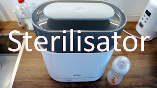 Philips Avent 4in1 Dampfsterilisator  Review und Anwendungshinweise  Vergleich zum 3in1 SCF28702 [upl. by Ariajay]