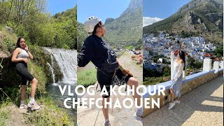 Vlog Akchour amp Chefchaouen  La tyrolienne d’Akchour من أجمل و أشهر الأماكن السياحية عالميا 🇲🇦 [upl. by Towill82]