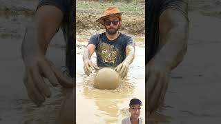 Deepest quicksand experiment bluebox jcb quicksand automobile crazyxyz trending comedy [upl. by Annuaerb]