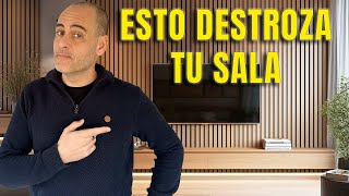 📺CÓMO DECORAR LA PARED TV PARA UNA SALA BONITA Y ELEGANTE  TRUCOS PARA UNA SALA LUJOSA 🔥 [upl. by Turner]