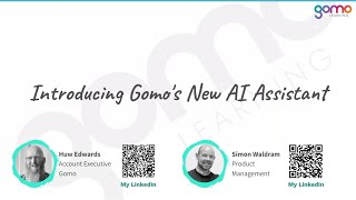 Introducing The New gomo AI Assistant [upl. by Aihtenyc]