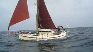 Bristol Channel Cutter Elizabeth Sailing South 120509 [upl. by Saucy]