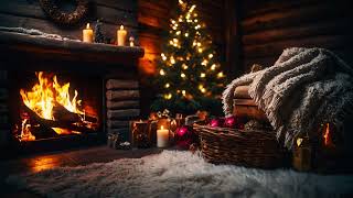 Relaxing Christmas Instrumental Music with Fireplace🔥Best Christmas Background Music 🎄 [upl. by Odlonyer792]