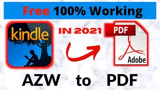 How to convert Kindle books to PDF in 2023 100 Free [upl. by Ardnalac664]