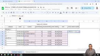 AULA 6  COMO UTILIZAR FORMULAS BASICAS [upl. by Eceela]