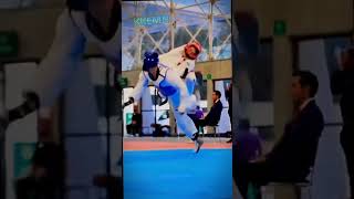 Taekwondo Fighter Only Using Headshot Kicks Most Intense Match Ever🔥💕😲 [upl. by Jazmin]