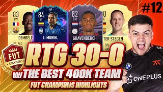 MY FIRST EVER 300 ON MY ROAD TO GLORY WITH A 400K TEAM FIFA 21 FUT CHAMPIONS HIGHLIGHTS [upl. by Hecklau]