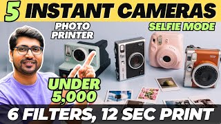 NEW LAUNCH⚡5 BEST INSTANT CAMERA 2024⚡BEST INSTANT CAMERAS 2024⚡BEST INSTANT CAMERA REVIEW [upl. by Christenson]