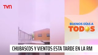 Atención Se esperan chubascos y viento para esta tarde  Buenos días a todos [upl. by Venus]