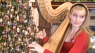 SILENT NIGHT  Harp Twins [upl. by Sand]