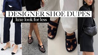 Designer Shoe Dupes 8 Chanel Alaia Hermes The Row Manolo Blahnik Toteme Lemaire amp Tibi [upl. by Rriocard]