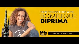 First Things First wDominique DiPrima  LIVE  8 AM [upl. by Yeltihw391]