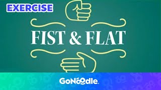 Fist And Flat Exercise  Activities For Kids  Exercise  GoNoodle [upl. by Klecka]