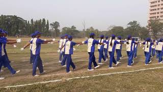 HOCL Schools Annual Sports Day Celebrations 2019 March Past Class 9 and 11 [upl. by Nolyak]