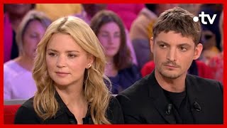 Virginie Efira amp Niels Schneider lamour à lécran comme à la vie  Vivement Dimanche 4112018 [upl. by Custer]