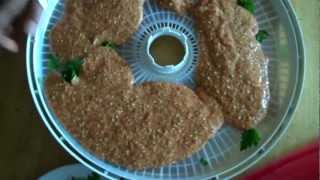 How to Make Raw Flax Seed Crackers [upl. by Pergrim]