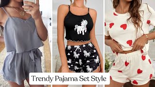 Trendy Pajama Set Design Ideas  Pajama Set Style  EleganceFashion87 [upl. by Trakas479]