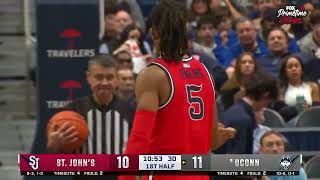 UConn vs St Johns  20231223  NCAAB Game [upl. by Sinegold]