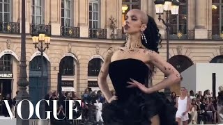 FKA Twigs Walks at Vogue World [upl. by Enilorak]