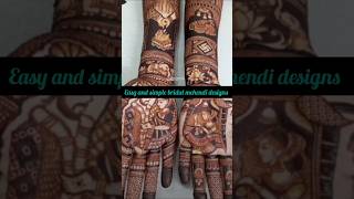 Bridal mehendi designs 👍🏻👈🏻 mehdidesign mehndi [upl. by Leima]