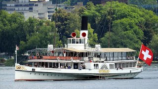 Lake Lucerne Steam Ship Trip to VitznauWissifluh  Switzerland [upl. by Rovner]