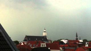 Onweer 28 juni 2011 Gorinchemmov [upl. by Nhguav]