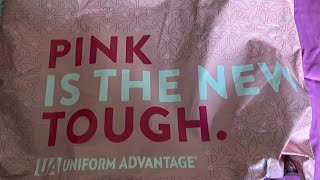 unboxing my scrubs pants at Uniform Advantage [upl. by Daniela945]