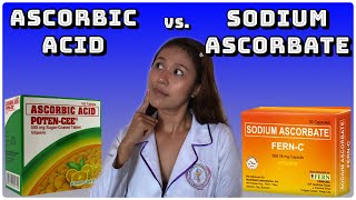 FERN C vs POTEN CEE  Ano ang pinagkaiba ng ASCORBIC ACID at SODIUM ASCORBATE  Simply Shevy [upl. by Yornek]