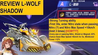 The Most Confusing Skill To Activate Review LWolf Shadow 【QQ Speed Mobile】 [upl. by Nodyl]